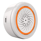 Tuya Zigbee Sound Light Sensor Smart Alarm Siren 90dB App Remote Control Home Security Protection System Siren Alarm