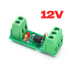 1 Channel Way Optocoupler Isolation Module PC817 3V-5V 12V 24V Photoelectric Isolator Rail Holder PLC Drive Motor Board