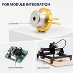 ZN-LDB-005-X 450nm 3500mW Blue Laser Module TO-9 9mm Diode Light Source for DIY Optical Sensor Projects