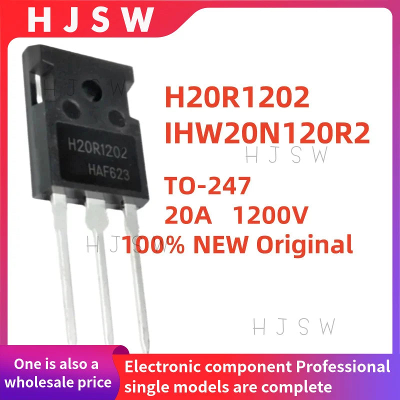 5/10/20PCS 100% Brand New Original and Quality H20R1202 20R1202 IHW20N120R2 TO-247 20A 1200V IGBT induction cooker triode