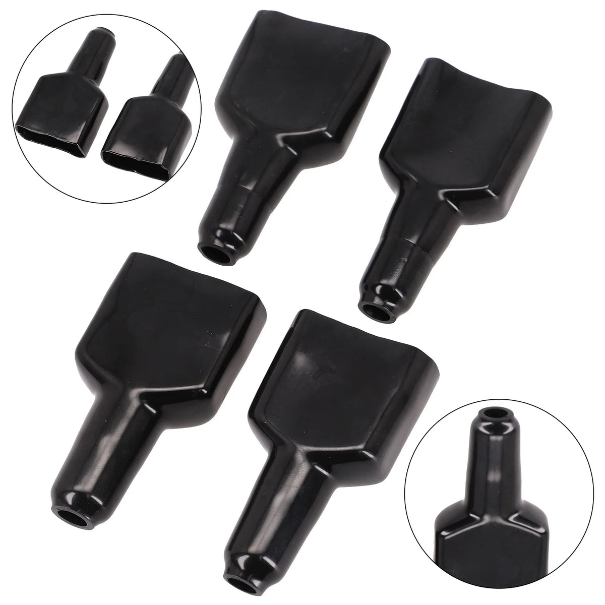 4Pcs 50A Waterproof Jacket For Anderson Plug Dustproof Cable Jacket 50 Amp For Caravan Solar Panel Refrigerator Battery Box