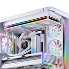JONSBO ZA-120/240/360 Case Fan 5V/3Pin ARGB Four Sided Thousand Layer Mirror Combination Structure Cold Exhaust Cooling Fan