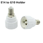1pc Gu10 E12 E14 E26 E27 G24 GX24Q B22 Fireproof LED CFL Lamp Holder Converter Light Socket Bulb Base Spliter Extension Adapter