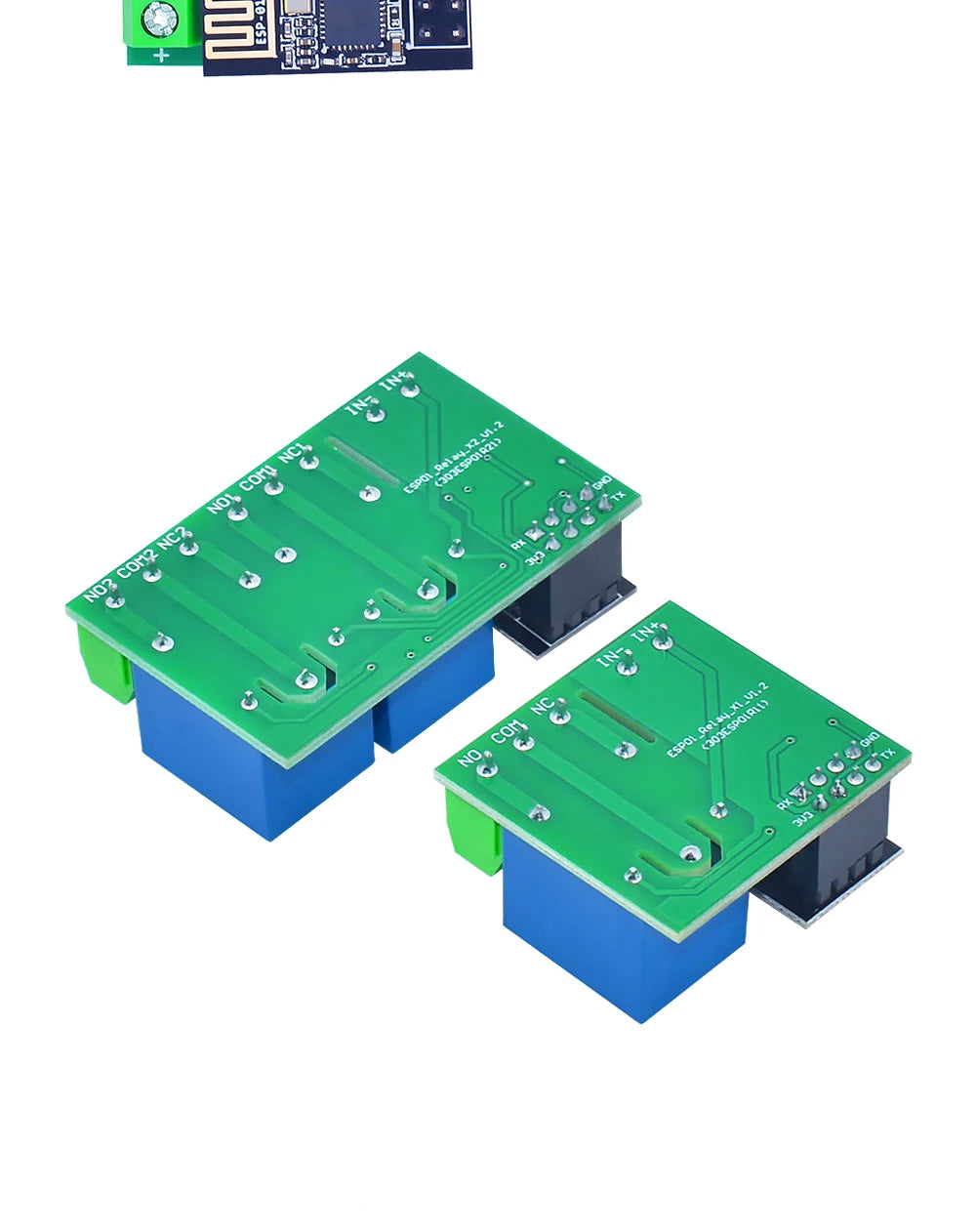 ESP8266 Dual Channel WIFI Relay Module ESP-01 DC5V With Relay Indicator and Reset Button 2 CH relay Boad Low Level Control