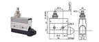YIDI Waterproof Micro Limit Switch 10A 250V Roller Lever Arm AZ-7312 AZ-7311 AZ-7121 Horizontal Type