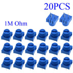5-100pcs 3386P-1-103 1k 2k 5k 10k 20k  0.5W, 1/2W PC Pins Through Hole Trimmer Potentiometer Cermet 1 Turn Top Adjustment