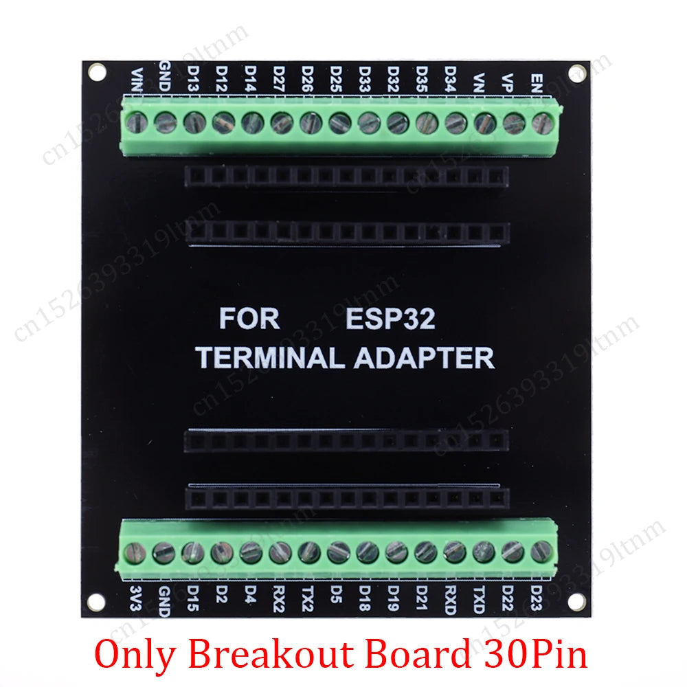 ESP32 Development Board 30Pin Breakout Board WiFi+Bluetooth Ultra-Low Power Dual Core ESP-32 Expansion Board for Arduino