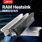 JEYI RAM Heatsink Cooler with Thermal Pads for DDR2 DDR3 DDR4 DDR5 - PC Memory Cooling Kit, Desktop Computer Heat Dissipation,