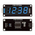 1PCS TM1637 0.56 inch 5V 4 Bit LED Digital Tube Display 7 Segments Red Green Blue Yellow White LED Module Board for Arduino