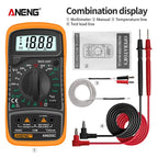 ANENG AN8205C Volt Ohm Multimetro Tester Meter With Thermocouple LCD Backlight Portable Digital Multimeter AC/DC Ammeter