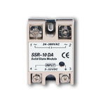 Ssr 10Da 10A 40A Solid State Relay Din 25A Ssd Rail Solidstate Ssr40Da Rele 12V 20A Module 30A Dc Voltage Control Radiator