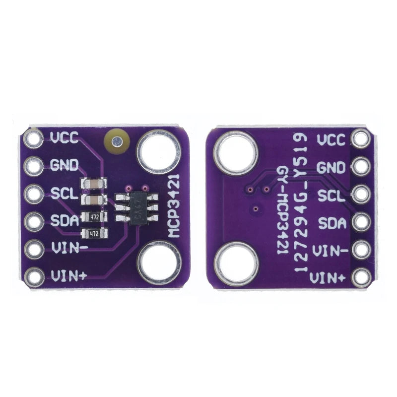 MCP3421 I2C SOT23-6 delta-sigma Evaluation Module Board For PICkit Serial Analyzer Module GY-MCP3421