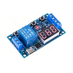 DC 6-30V Timer Relay Programmable Delay Relay Module Cycle Timer with LED Display 6V 9V 12V 24V Micro USB Smart Home Controller