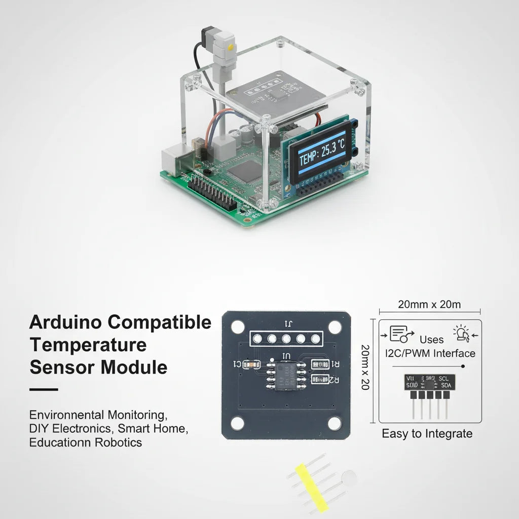 SX MT6701 Magnetic Encoder Magnetic Induction Angle Measurement Sensor Module 14bit High Precision Instead Of AS5600 For Arduino
