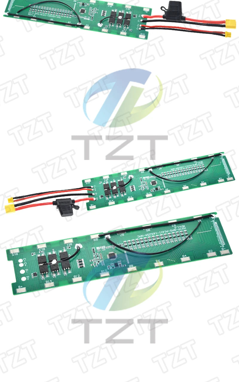 1/3PCS BMS 16S 60V 25A Lmo Ternary Li-ion Lithium 18650 Battery Charge Protection Board With Balance With Temperature Control