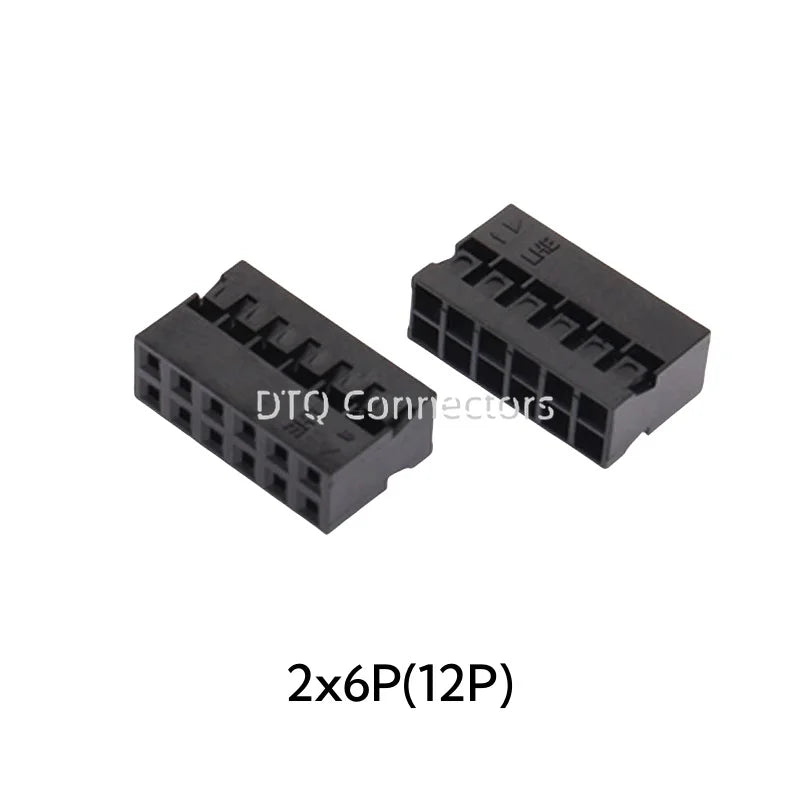20PCS/Lot Dupont 2.0 Housing Plastic Shell 2.0mm Pitch Double Row Dupont Connector 2x2P/2x3P/2x4P/2x5P/2x6P/2x7P/2x8P