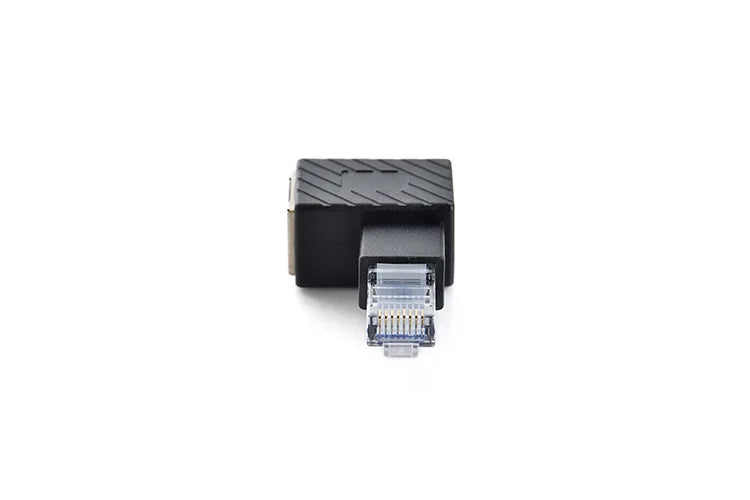 Up Down Left Right Angle Ethernet Adapter 90 Degree and 270 Degree RJ45 8P8C Ethernet Female To 8P8C Male Adapter