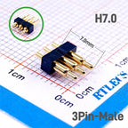 Spring-Loaded Pogo Pin Connector 2.0 mm Pitch 2 3 4 5 6 Pins Through Holes PCB SMD Height 3 4 4.5 7 mm Modular Contact Strip