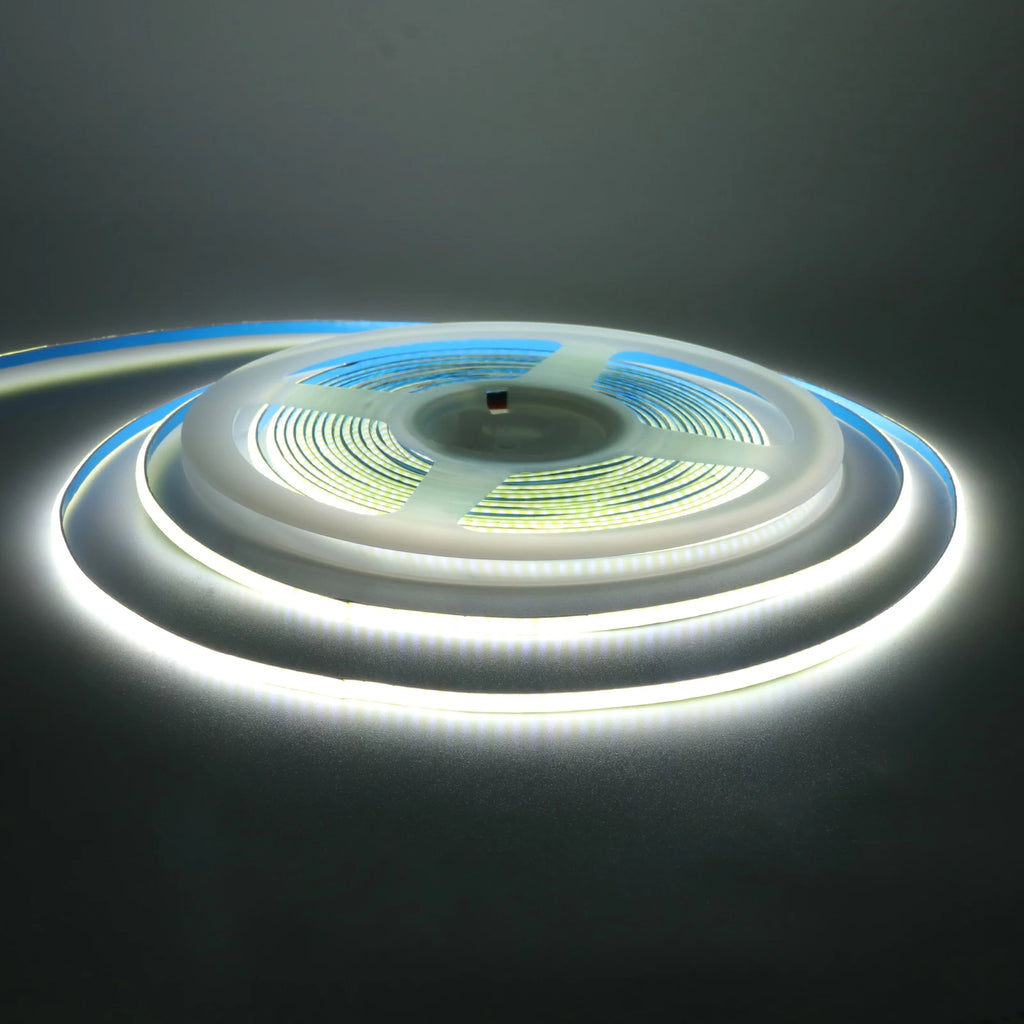 5V COB LED Strip 3mm 5mm 8mm Width 320LEDs/m High Density COB LED Tape AA Battery Powered Linear Lighting White Red Green Blue