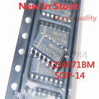 10PCS/LOT CD4071 CD4071BM SMD SOP-14 gate/inverter/logic OR gate chip In Stock NEW original IC