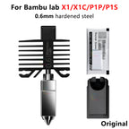 Original Hotend For Bambu Lab X1 X1C P1P P1S Hard Steel Nozzles Bamboo Hotend Thermistor For bambu lab cooling fan P1s X1c Hoend