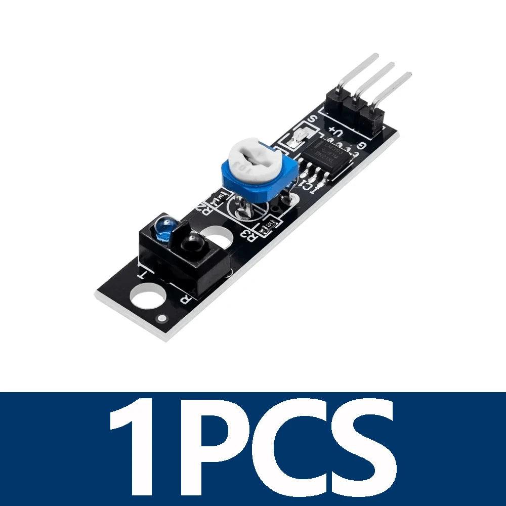1~10PCS  1 Channel TCRT5000 IR Photoelectric Switch Barrier Line Track Module Infrared Obstacle Avoidance Sensor For Arduino DIY
