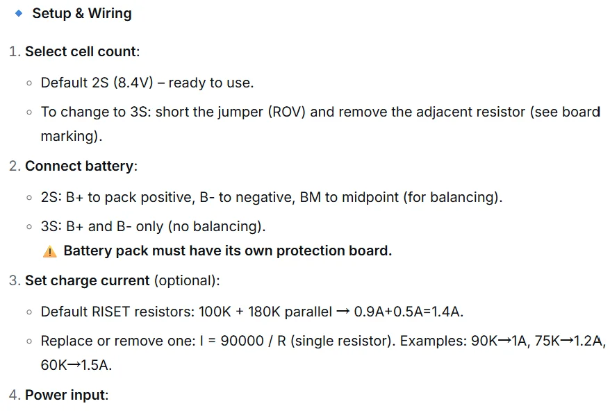 1-10PCS Type-C BMS with Balance Charging 15W Fast Charge Li-ion Battery Boost Module 2S 3S 8.4V 12.6V for DIY Charger PCB Board