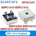 5PCS KBPC1510 KBPC1010 KBPC2506 KBPC2510 KBPC3510 KBPC5010 10A/15A/25A/35A/50A Rectifier bridge 1000V Bridge stack