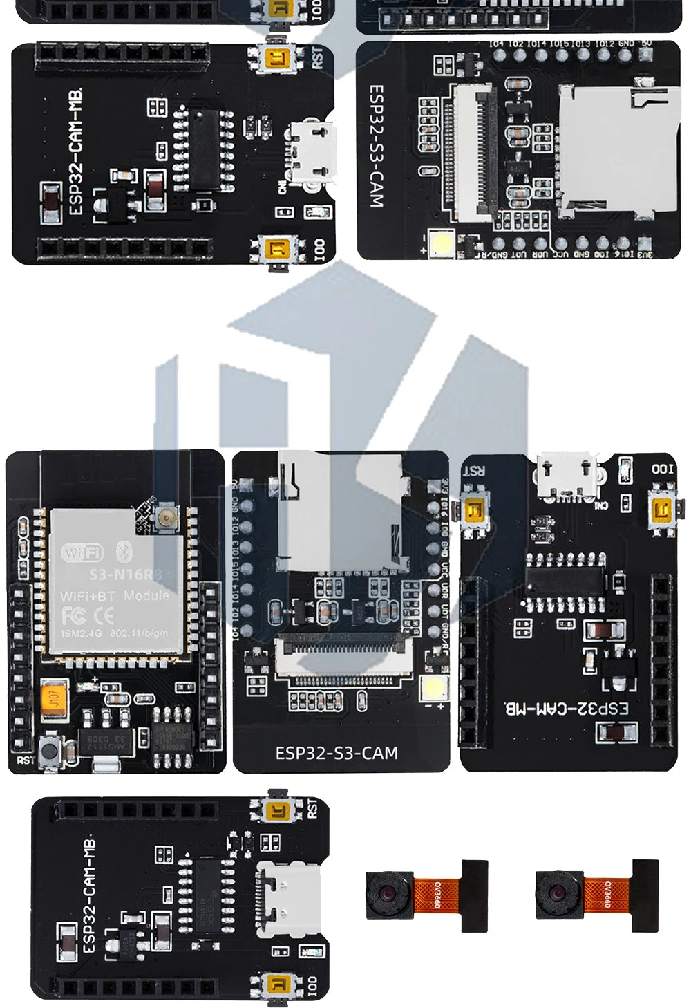 ESP32-S3-N16R8 CAM Development Board WiFi+ Bluetooth Module With OV2640/OV3660 Camera