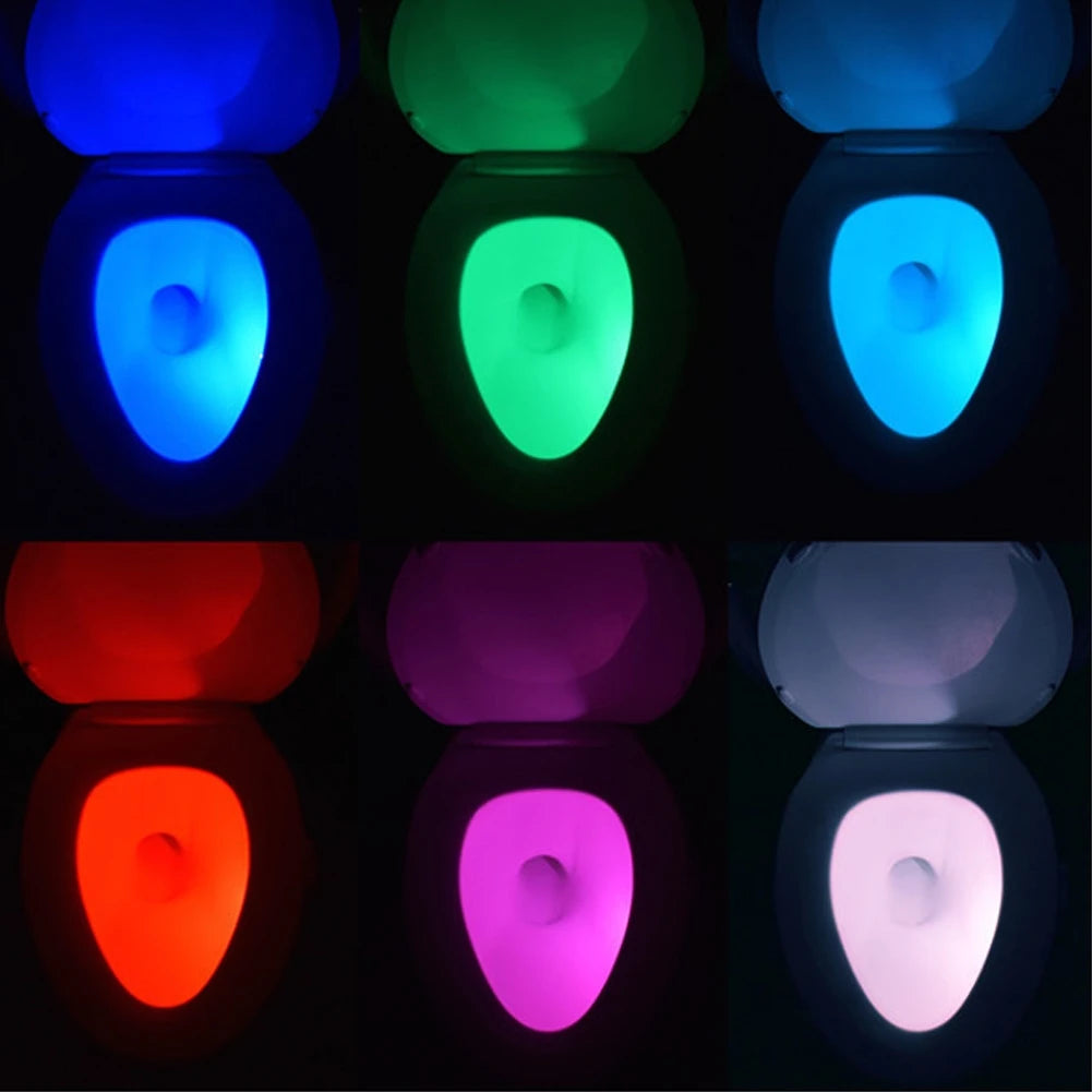 Waterproof Toilet Lights Motion Sensor LED Night Lamp with UV Light for Bathroom