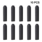 10pcs Warm Shrink End Cap Heat Shrink Cap Black Cable Sealing Cap For Protection Cable End Electrical Equipment