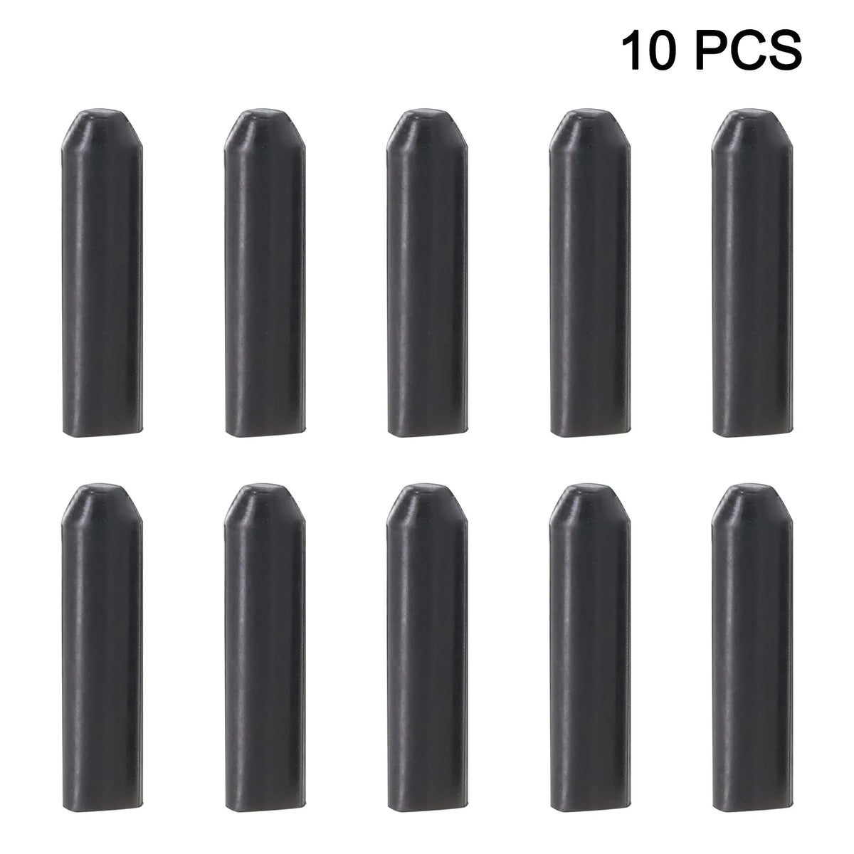 10pcs Warm Shrink End Cap Heat Shrink Cap Black Cable Sealing Cap For Protection Cable End Electrical Equipment