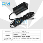 SHT20 Digital Temperature Humidity Sensor Module with Case 1M Extension Cable 0-100%RH -40 -125 C Replacement AM2320 DHT11 DHT22