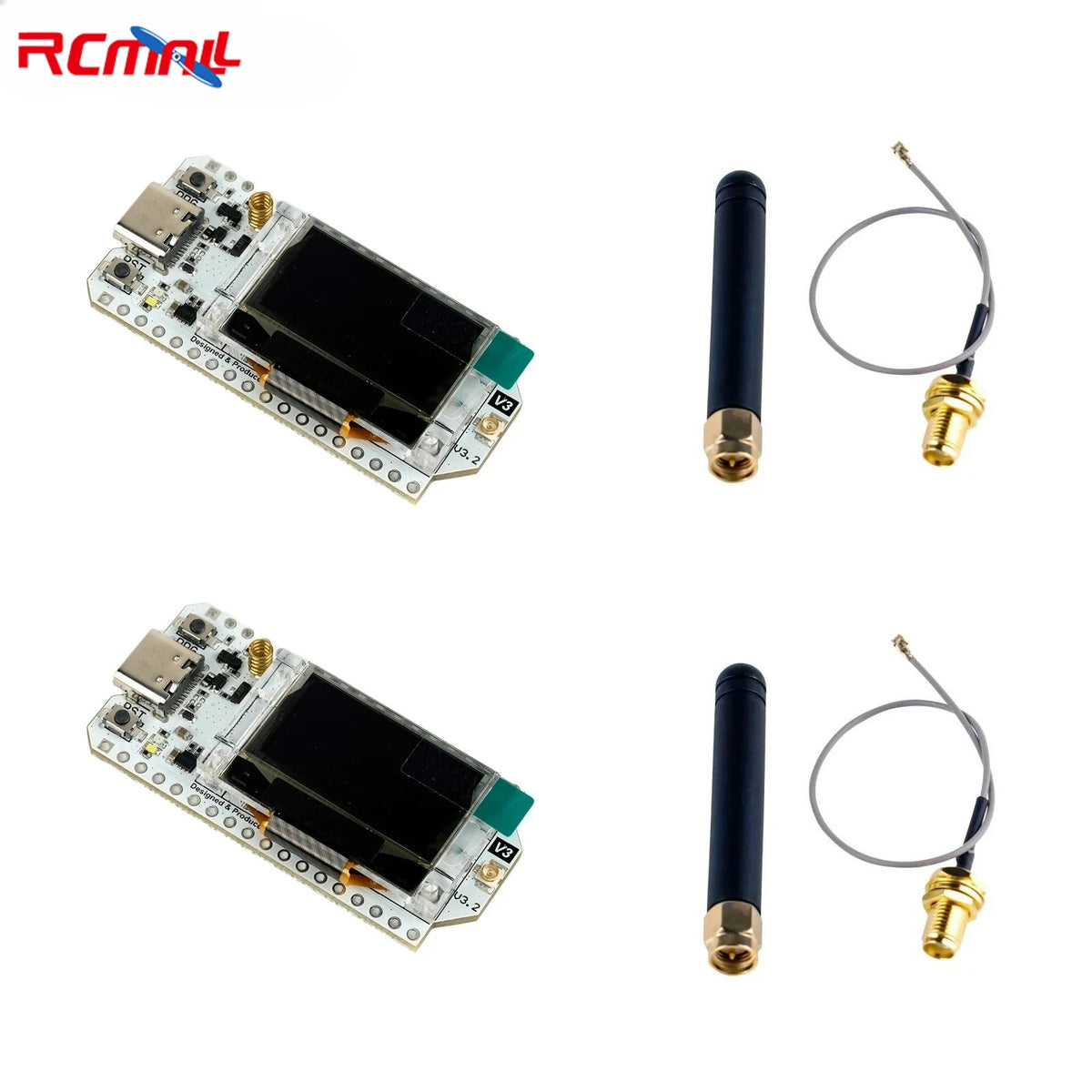 2Sets Heltec LoRa32 V3.2 IoT Dev board ESP32-S3 SX1262 0.96" OLED 863MHZ~928MHZ LoRa Module for Arduino Meshtastic LoRaWAN