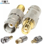 BNC Male Female Jack to SMA Female Jack Straight RF Adapter BNCK SMAK Coaxial Connector High Quality for SDR CCTV Camera Scanner