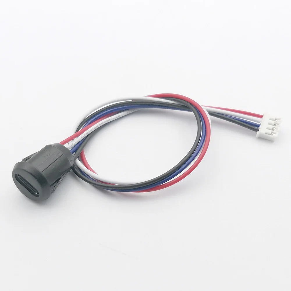 1-5pcs USB Type C Waterproof Connector Type-C With card buckle Female 3A High Current Fast Charging Jack Port USB-C Charger Plug