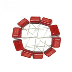 20/40PCS 400V CBB Capacitor Kit CBB Polypropylene Film Capacitors 103J 224J 104J 105J 334J 473J684J P7.5mm 10mm 15mm 20mm 25mm