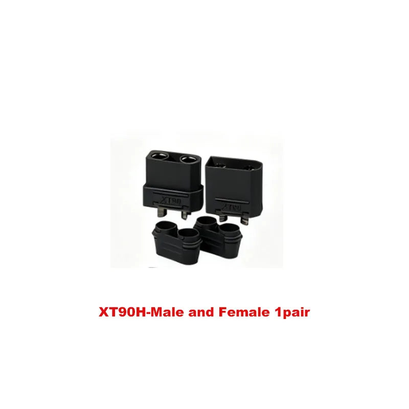 XT90S XT90-M/F Connectors Spark-Resistant Male/Female Connectors for Battery, ESC and Charger Cables