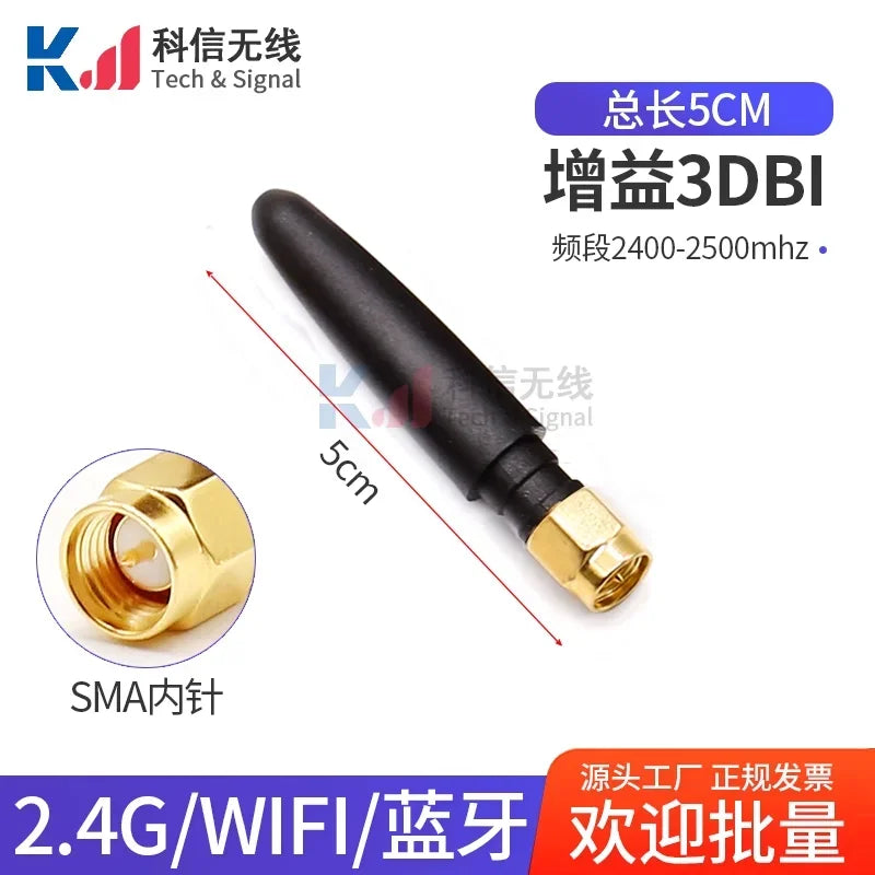 2Pcs 2.4G Glue Stick Antenna Wifi Bluetooth Wireless Router Module External Small Pepper Foldable High Gain 2DBI 3DBI 6DBI 10DBI