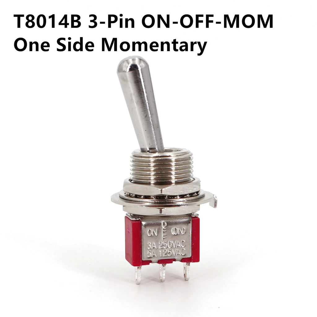 Salecom SH T80-T Z1 Large Long Handle Mini Toggle Switch 12mm Panel Mount 5A/125VAC
