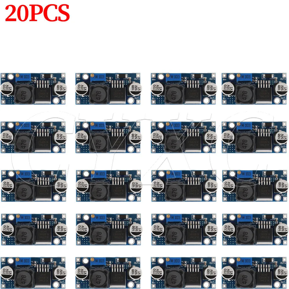 1-20PCS XL6009 4A Boost Converter Step Up Adjustable 15W 5-32V to 5-50V DC-DC Power Supply Module LM2577 Step-up Module