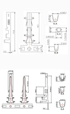 50Pcs 4.2mm Pitch 5557/5559 Male & Female Crimp Terminals for PC ATX/PCI-E/EPS Power Supply Connectors