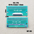 1pcs FPC/FFC Welding 0.5 Seat Connection 0.5mm Pitch Connector SMT To 2.54mm Flexible Cable Adapter Board 6 8 10 20 50 60 80 Pin