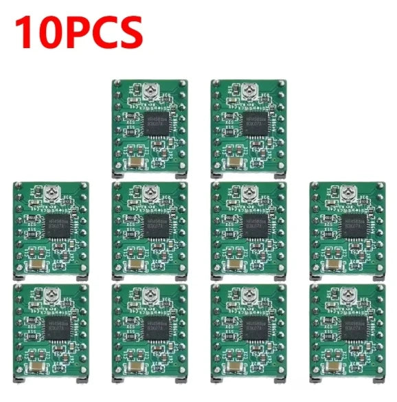 A4988 DRV8825 Stepper Motor Drive Module with Heat Sink Motor Driver Control Extension Shield Module for Ramps 1.4 StepStick