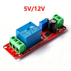 DC 5V 12V Time Delay Relay NE555 Time Relay Shield Timing Relay Timer Control Switch Car Relays Pulse Generation Duty Cycle