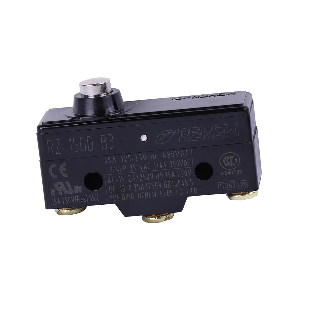 2 pcs RZ-15GD-B3 Limit Microswitch SPDT Honeywell Momentary Lever Roller Plunger