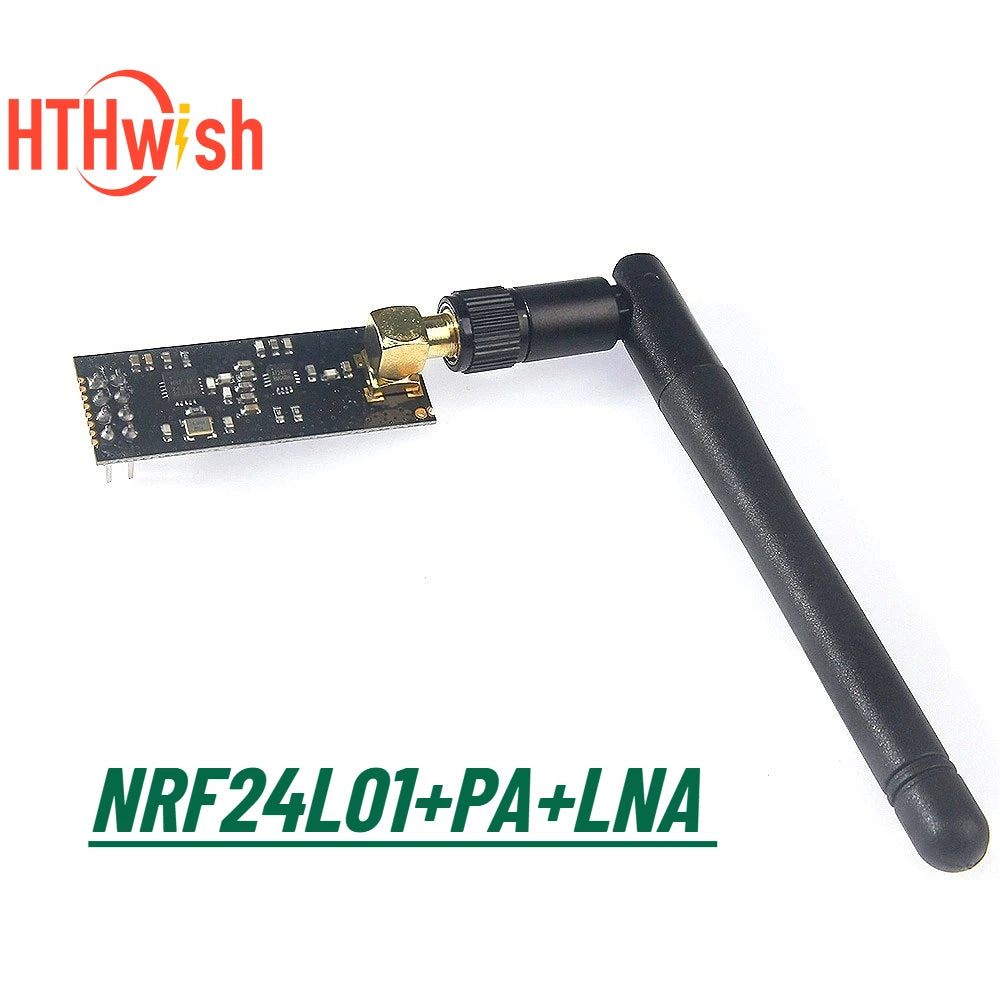 1set NRF24L01+PA+LNA Wireless Transceiver RF Transceiver Module 2.4G with Antenna 1100 Meters Long Distance