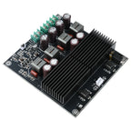 DC 19-50V HIFI Dual Core TPA3255 Stereo Amplifier Board 2 Channel 600W+600W Class D Digital Power Amplifier TL072 OP AMP