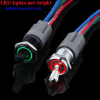 16MM Metal Toggle Switch Waterproof LED Light Self-locking 2/3 Position On Off Micro Button Switch 1NO1NC 15A 12V 220V 3pin/5pin