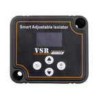 12V 140A Dual Battery Smart Isolator LCD Display VSR Car Relay Digital Voltage Sensitive Setting Split Charge Relay for Camper
